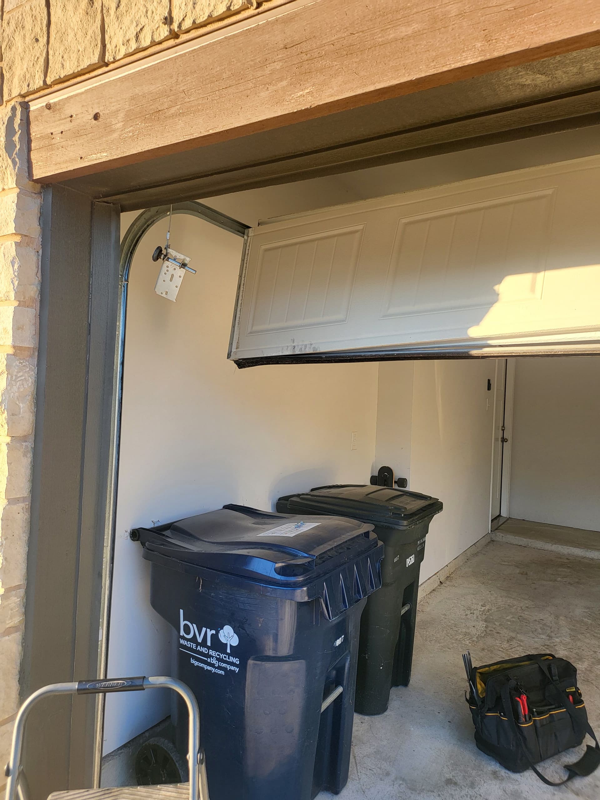 Garage Door Off-Track Fix in College Station image